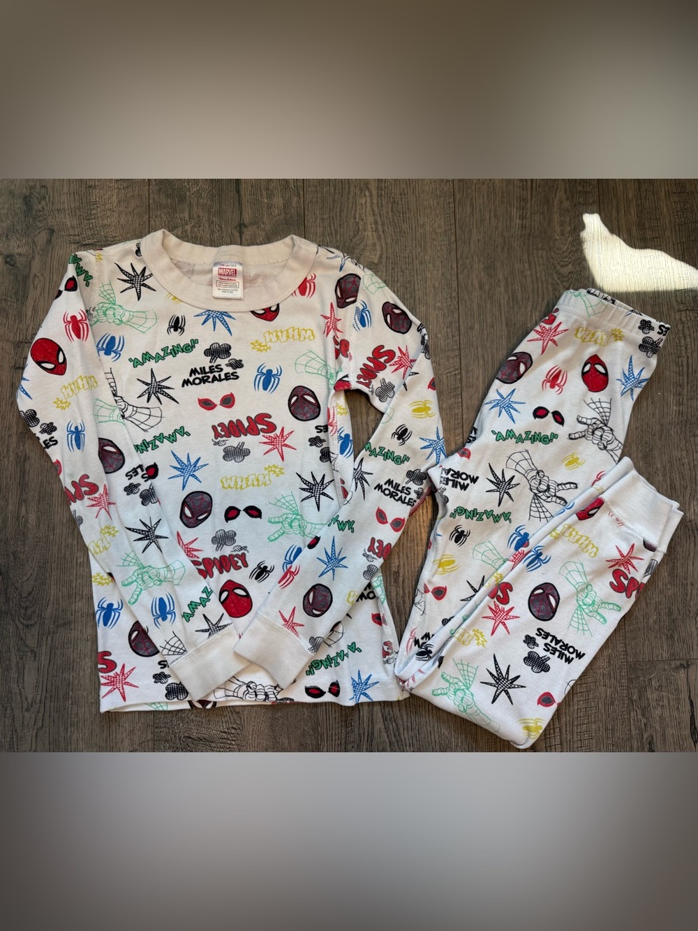 Hanna AnderssoMarvel Miles Morales Spider-Man Pajama Set, size 8. Play condition